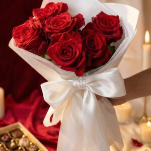 6 Stem Valentine's Roses